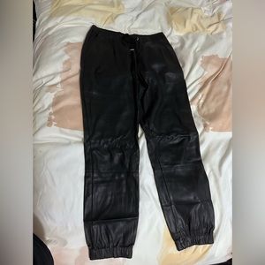 Leather pants